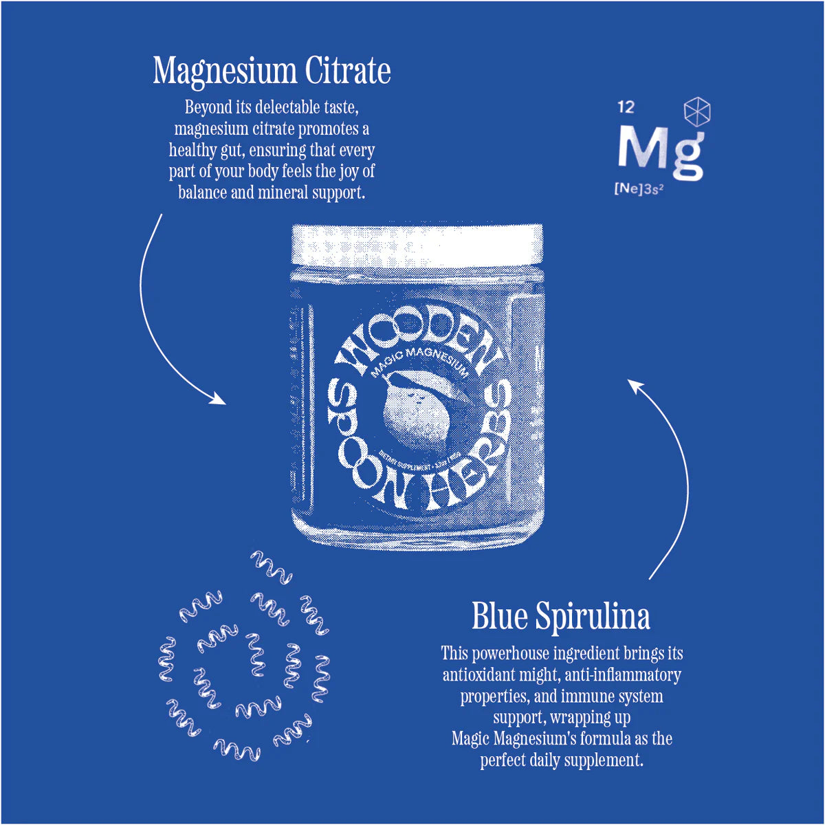 Wooden Spoon Herbs Magic Magnesium